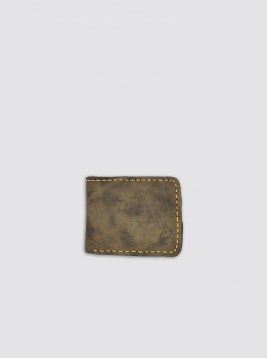 WLT02_Army Green Leather Wallet